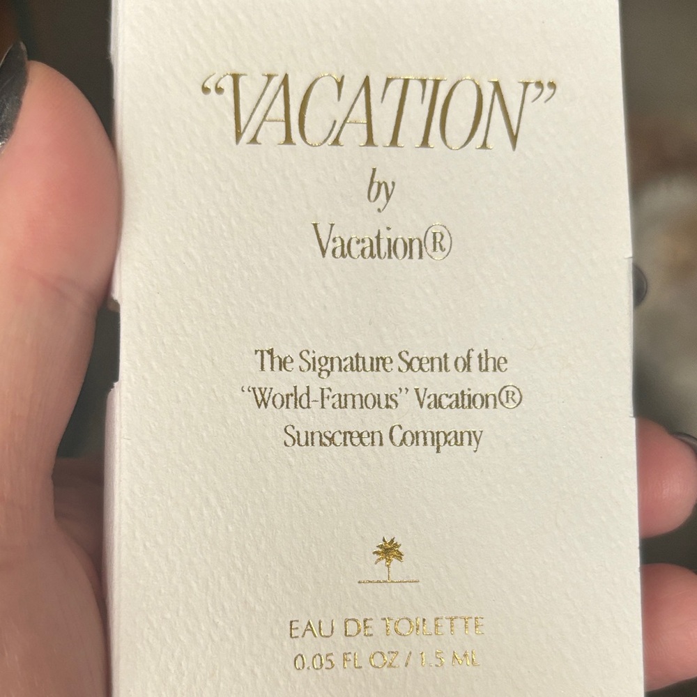 5 Vacation perfume vials